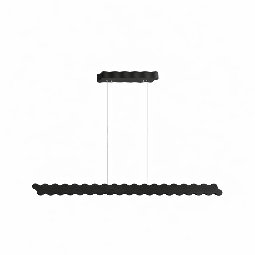 Linear Pendant Light 39.3 or 51.1 Inches Wave Design