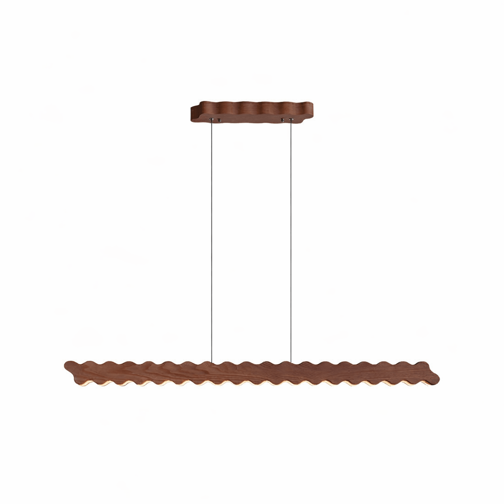 Linear Pendant Light 39.3 or 51.1 Inches Wave Design