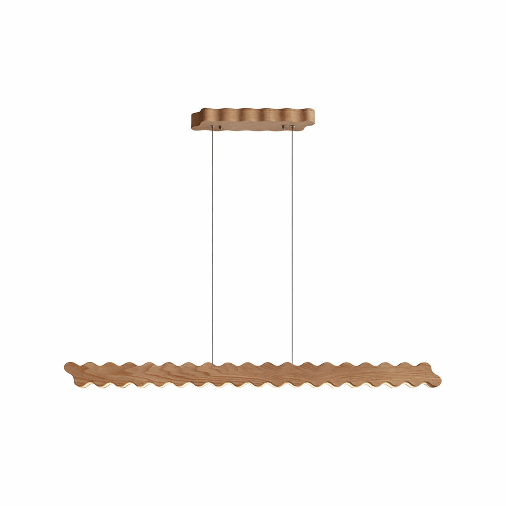 Linear Pendant Light 39.3 or 51.1 Inches Wave Design