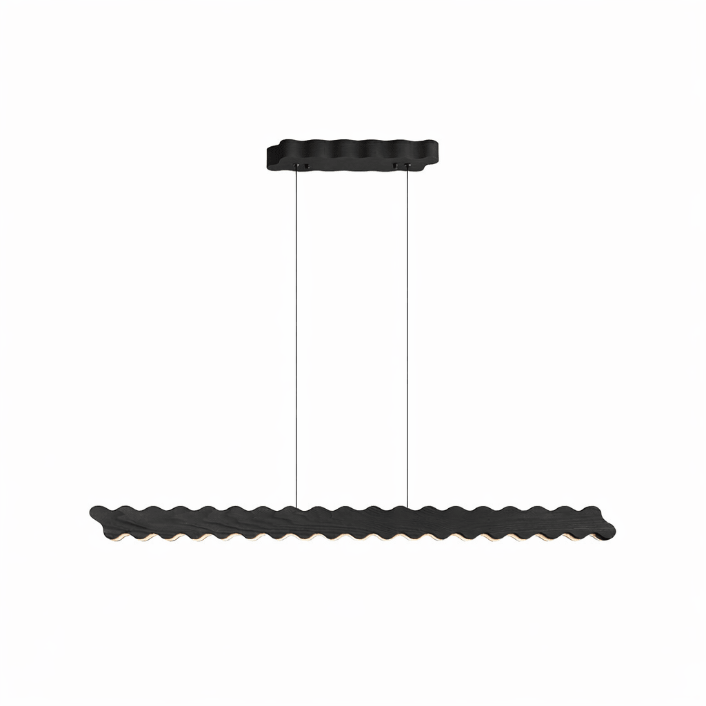 Linear Pendant Light 39.3 or 51.1 Inches Wave Design