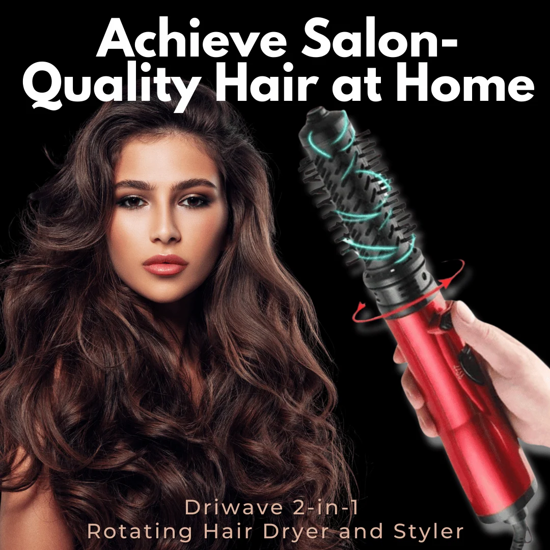 3-in-1 Rotating Hair Dryer and Styler