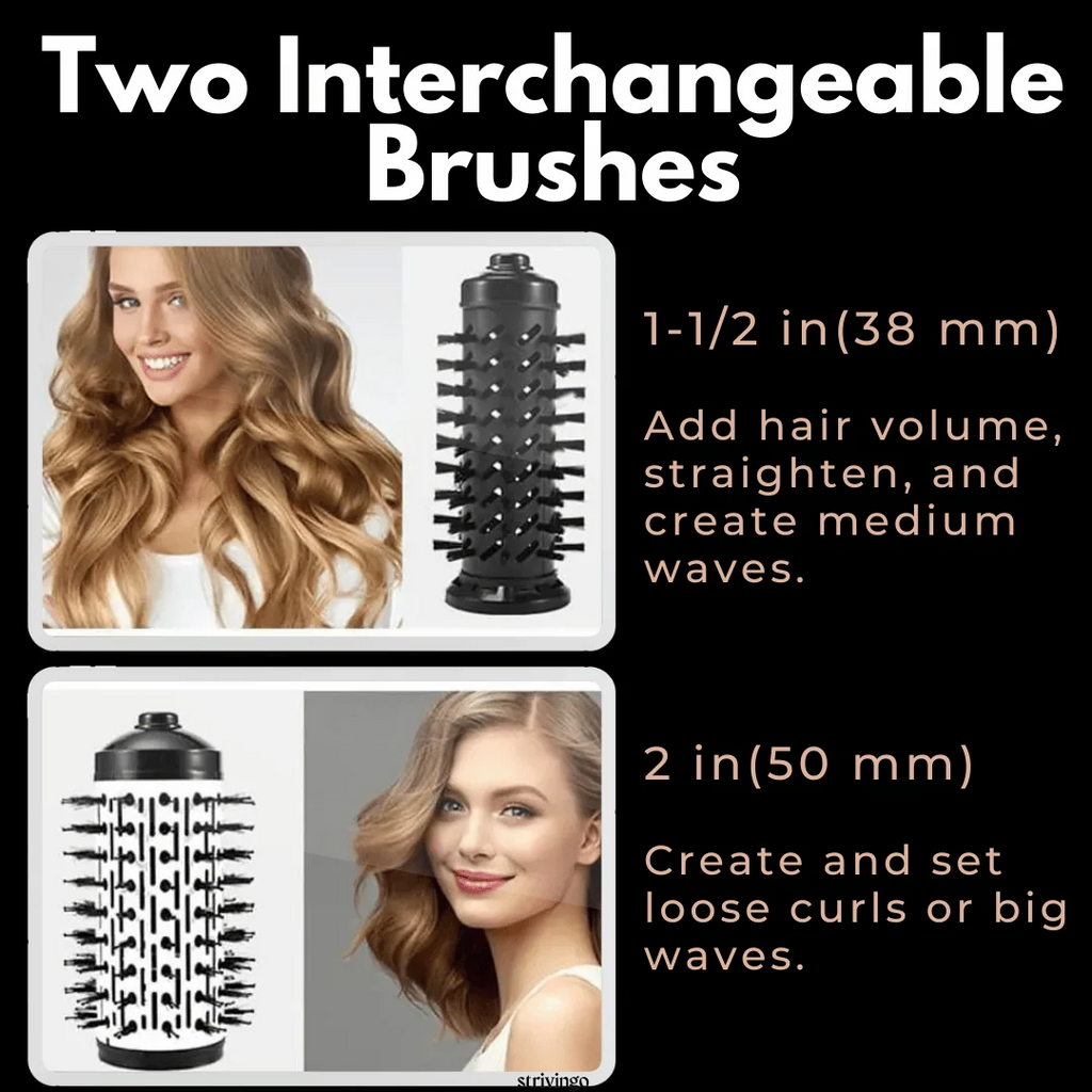 3-in-1 Rotating Hair Dryer and Styler