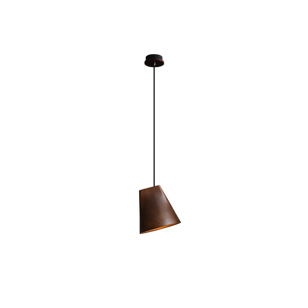 Wood Pendant Light 4 Mode 2 Head Clusters