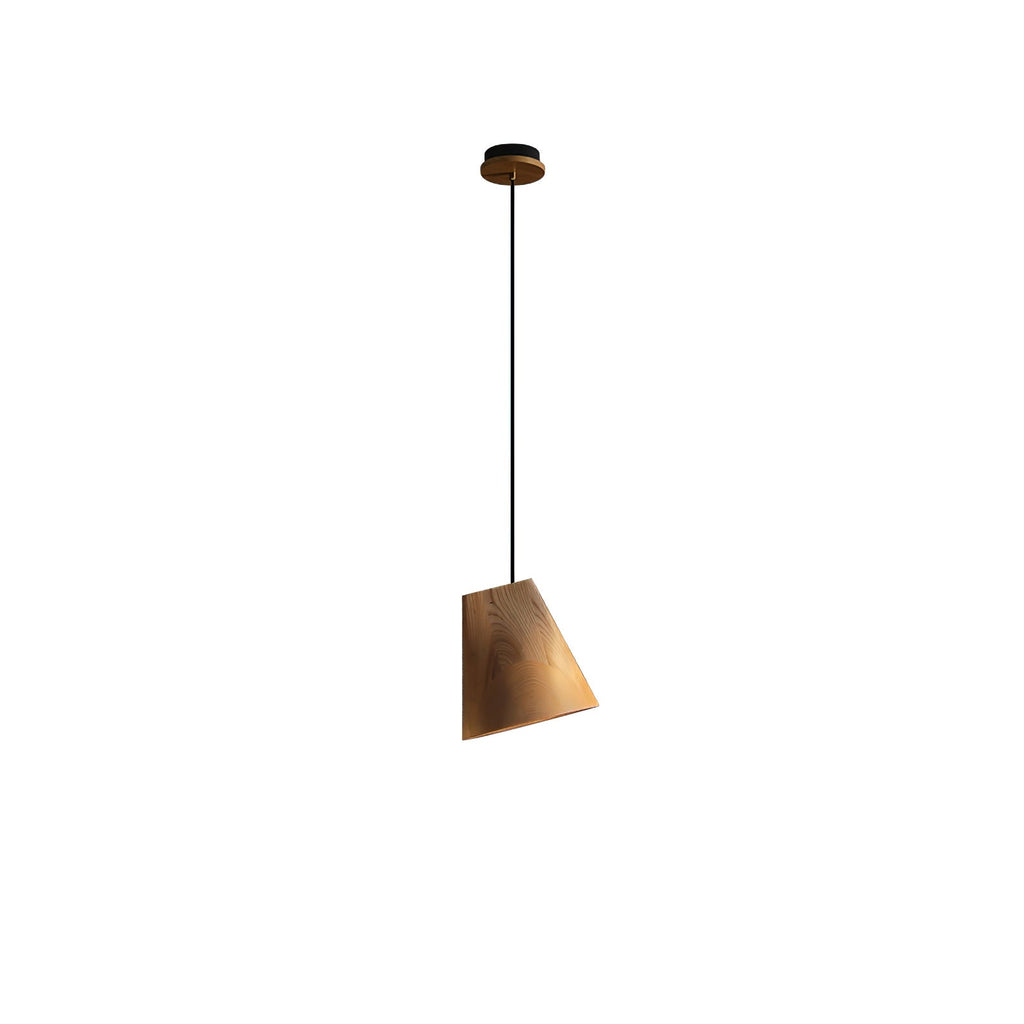 Wood Pendant Light 4 Mode 2 Head Clusters