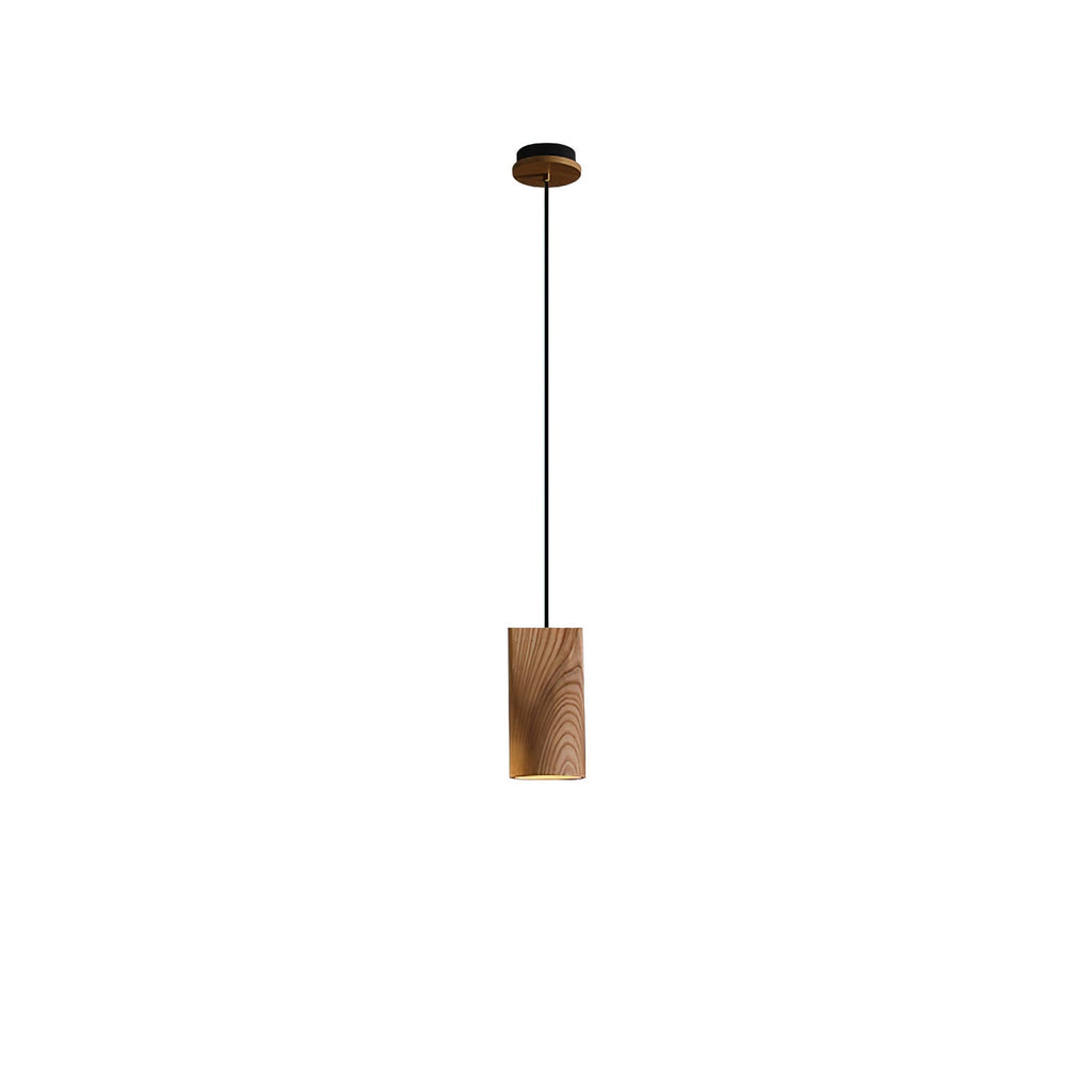 Wood Pendant Light 4 Mode 2 Head Clusters