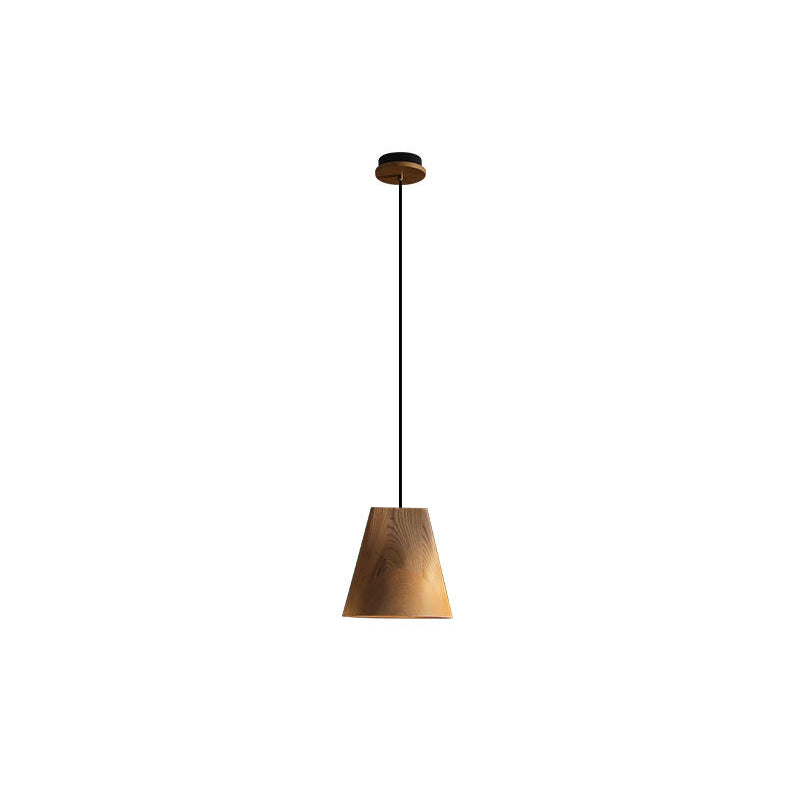 Wood Pendant Light 4 Mode 2 Head Clusters