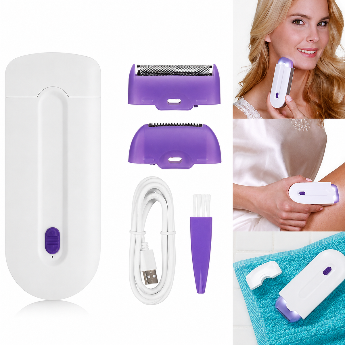 Compact Handheld Hair Removal Device
