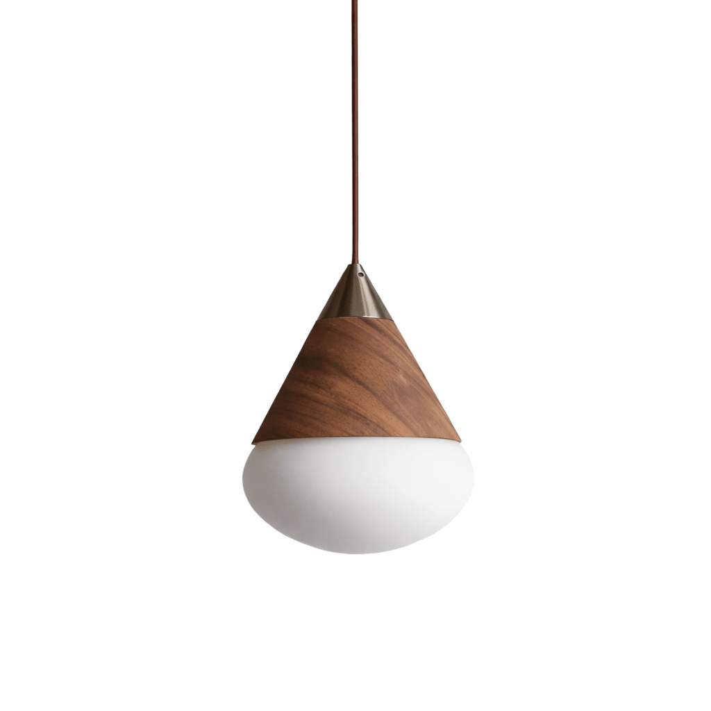 Wood Pendant Light 7 Models Single or Cluster Sets