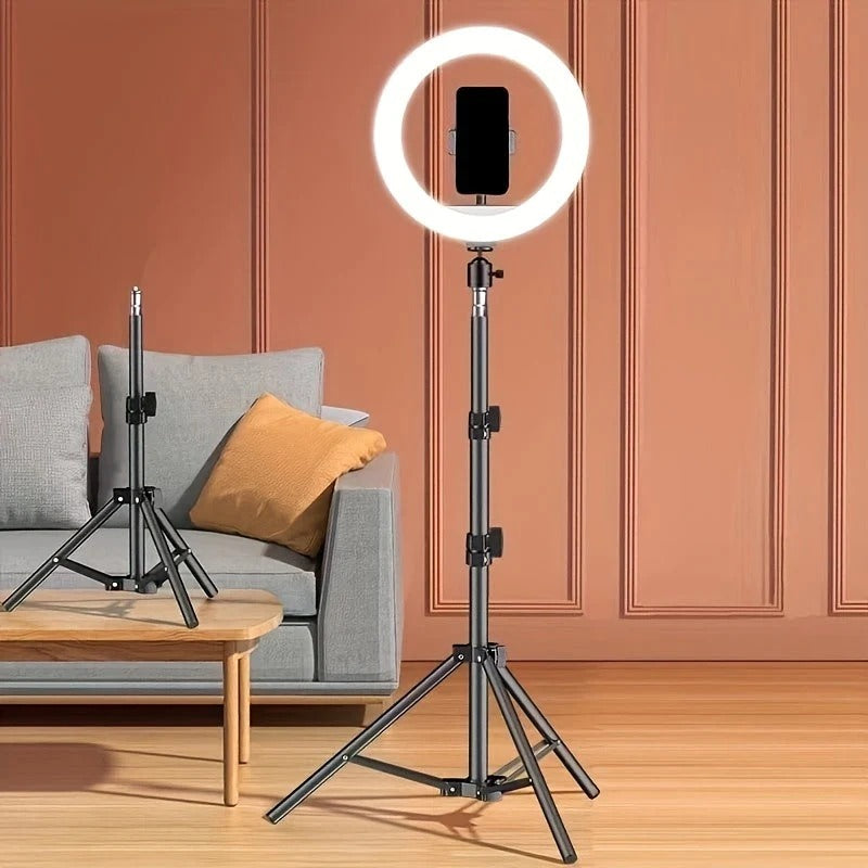 LED Ring Light with Adjustable Tripod