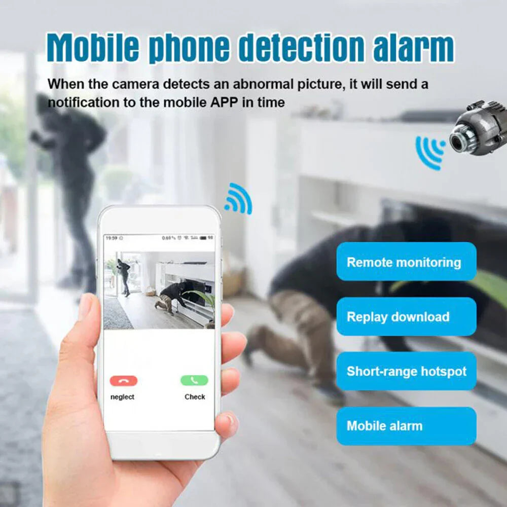 Mini WiFi 1080p Camera with Night Vision