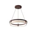 Pendant Light 16.9 20.9 or 24.8 Inches Travertine Ring
