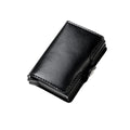 RFID Leather Wallet with Pop-Up Card Pouches
