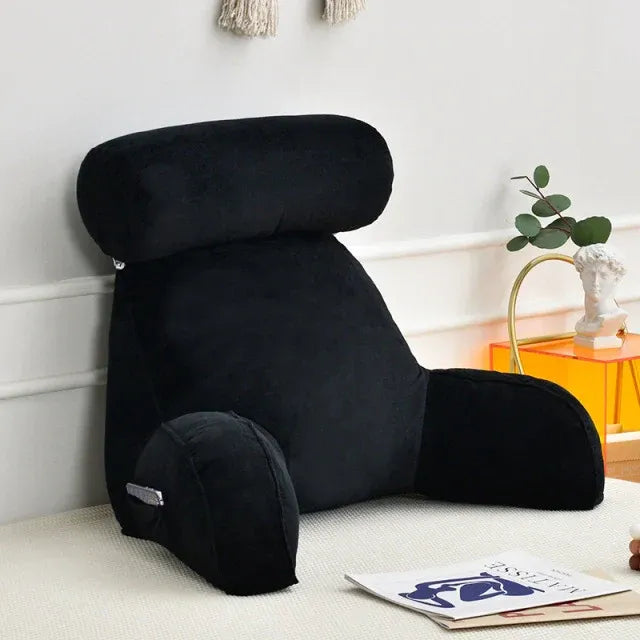 Reading Bed Pillow with Armrests