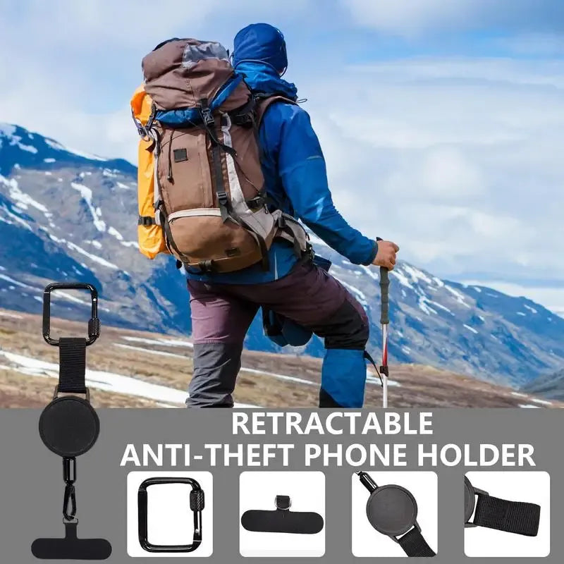 Retractable Phone Security Holder