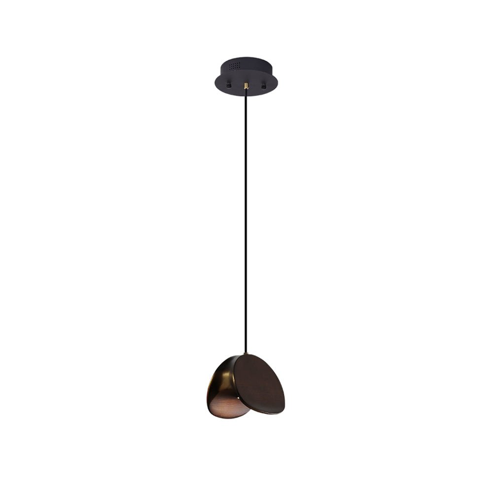 Wood Pendant Light 1 3 5 9 or 11 Heads Integrated LED