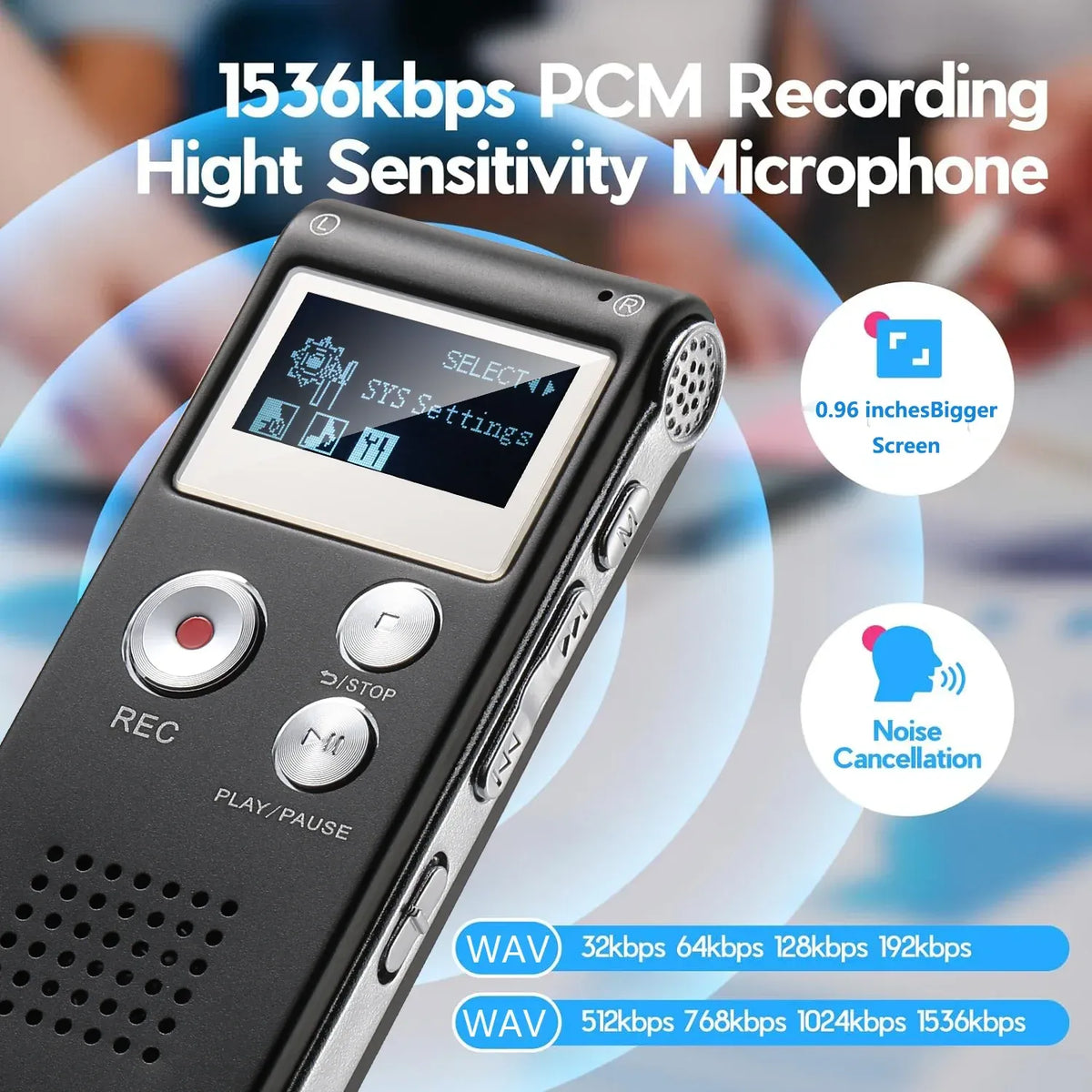 Voice Activated Mini Voice Recorder