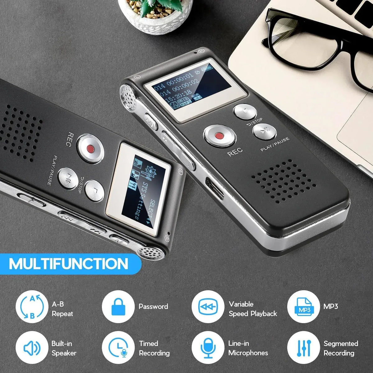 Voice Activated Mini Voice Recorder