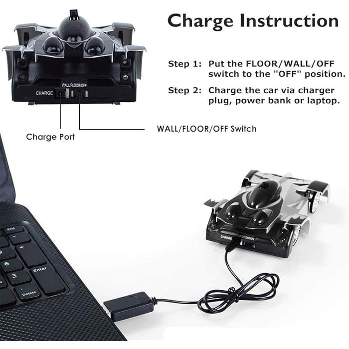 Wall-Climbing RC Stunt Car