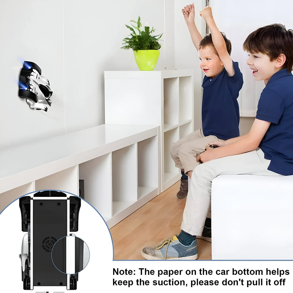 Wall-Climbing RC Stunt Car