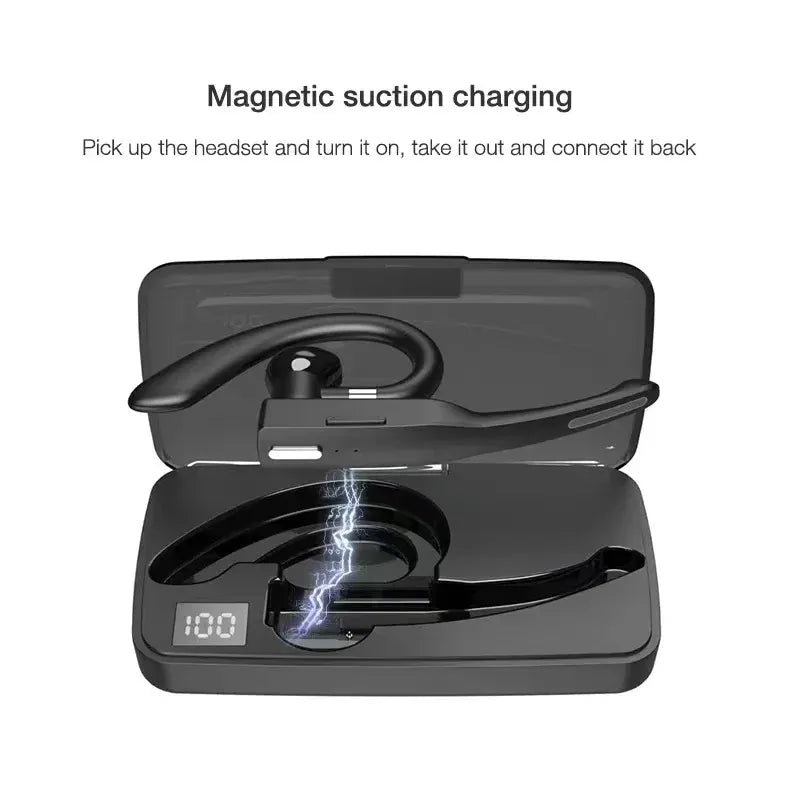 Wireless Bluetooth Headset with Noise Reduction