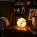 Baseball Night Light 3.1 in PLA Desk Lamp Set of 2