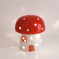Ceramic Mushroom Night Light 3.8 x 3.9 Inch Battery LED Set of 3