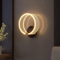 Circle Wall Night Light Acrylic Rings 7.9 Inch