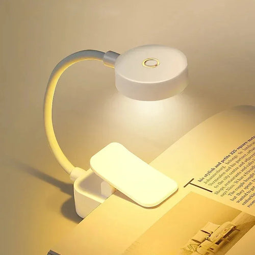 Clip On Book Light LED Flexible Neck 3 Light Colors Set of 3