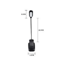 Clip On LED Book Light Flexible Neck AAA Battery Set of 3