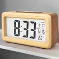 Digital Alarm Clock 5.4 Inches LED Backlight Thermometer Calendar