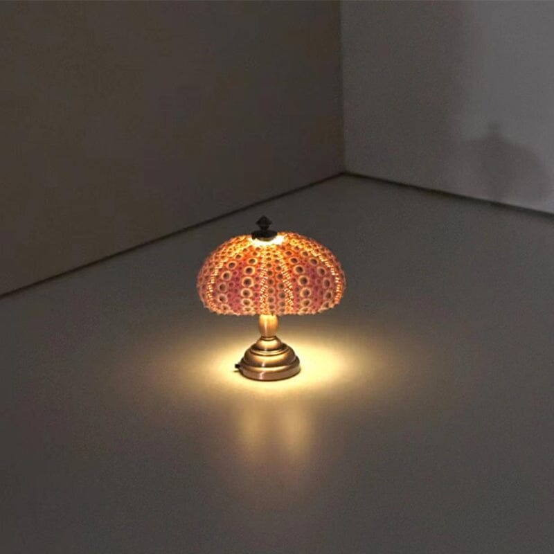 DIY Sea Urchin Night Light Kit Mini Table Lamp Set of 2