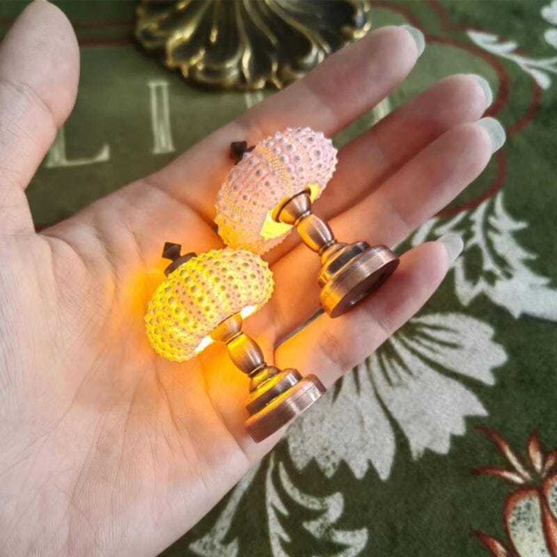DIY Sea Urchin Night Light Kit Mini Table Lamp Set of 2