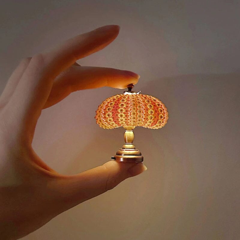 DIY Sea Urchin Night Light Kit Mini Table Lamp Set of 2