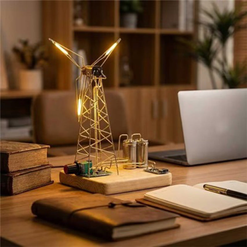 DIY Windmill Night Light Kit Copper 5.9 Inch Set of 2
