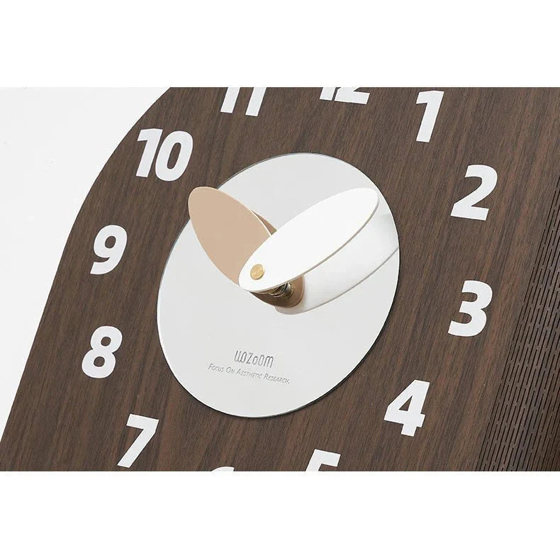 Corner Wall Clock Double Sided Silent 14.6 Inches