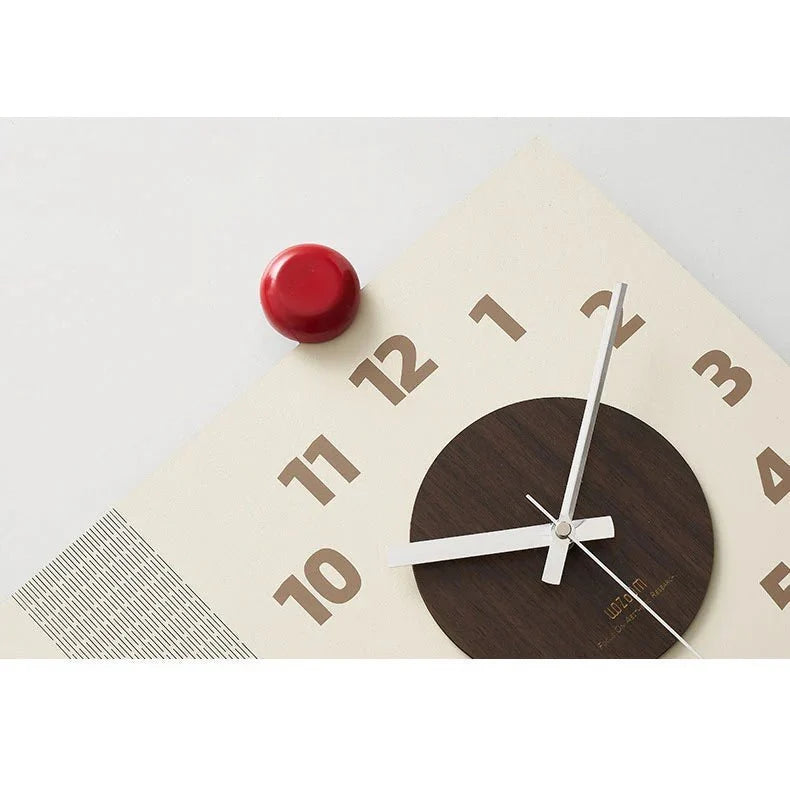 Corner Wall Clock Double Sided Silent 14.6 Inches