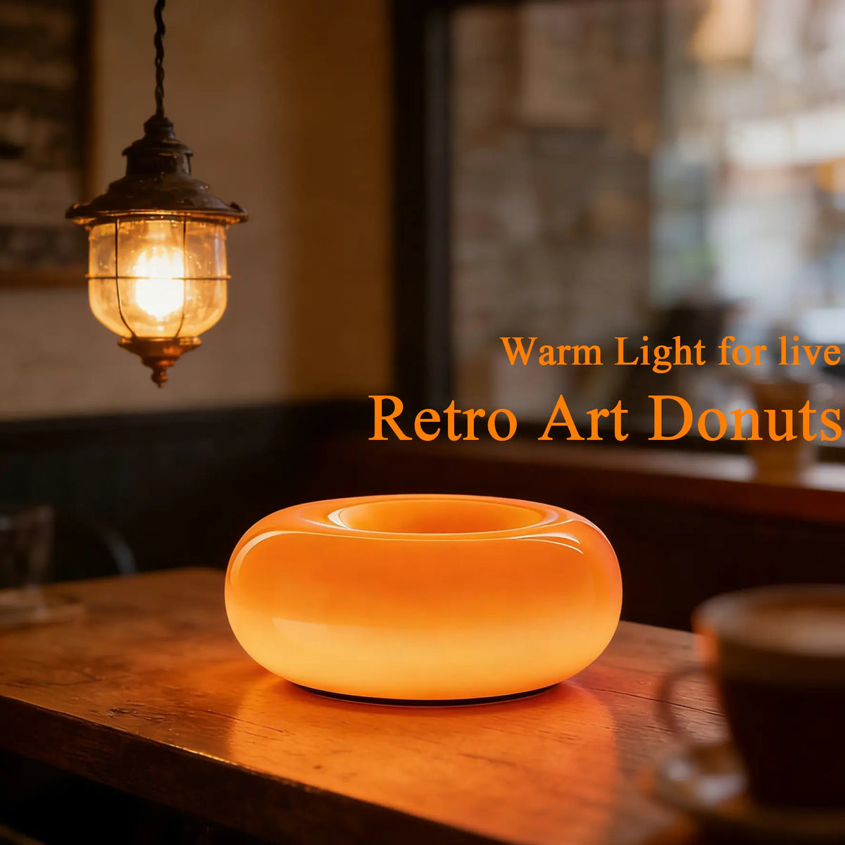 Doughnut LED Night Lamp Touch and Remote Control 16 Colors