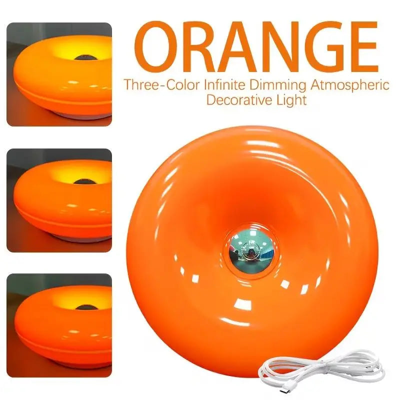 Doughnut LED Night Lamp Touch and Remote Control 16 Colors