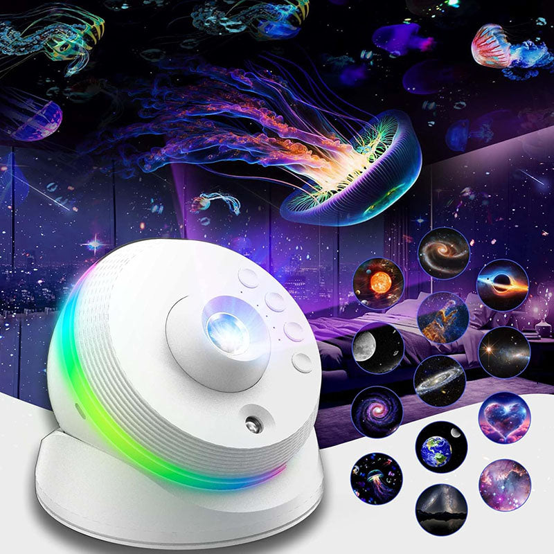 Galaxy Star Projector Night Light 360 Degree Rotating Base