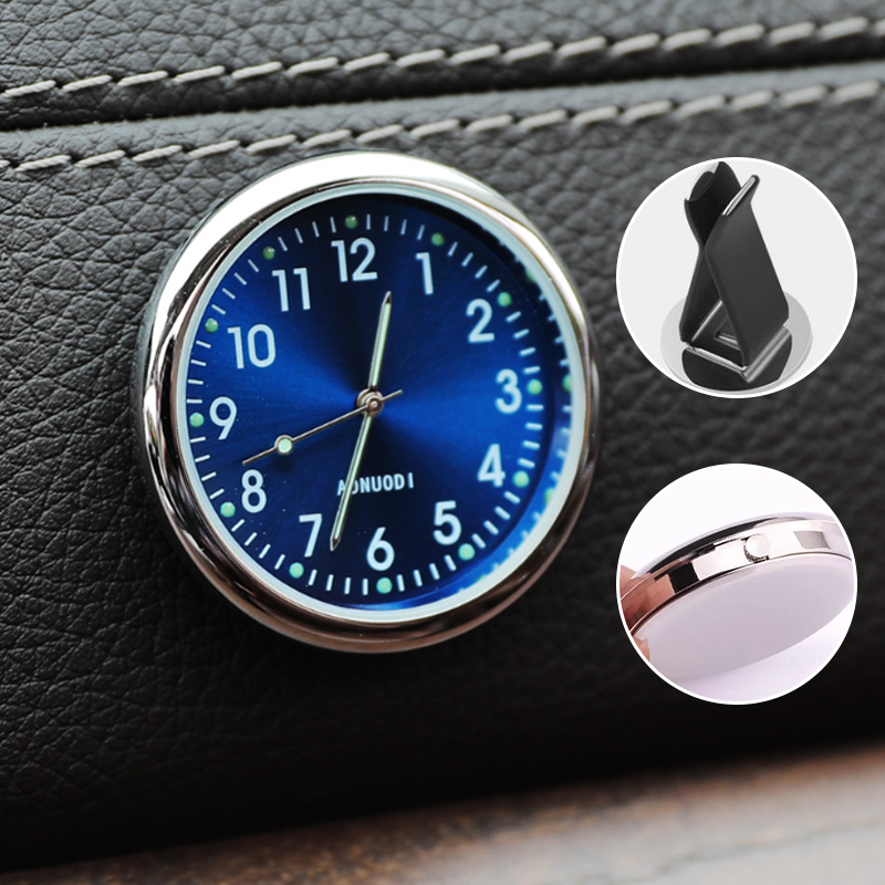 Mini Dashboard Clock 1.6 in Metal Set of 3