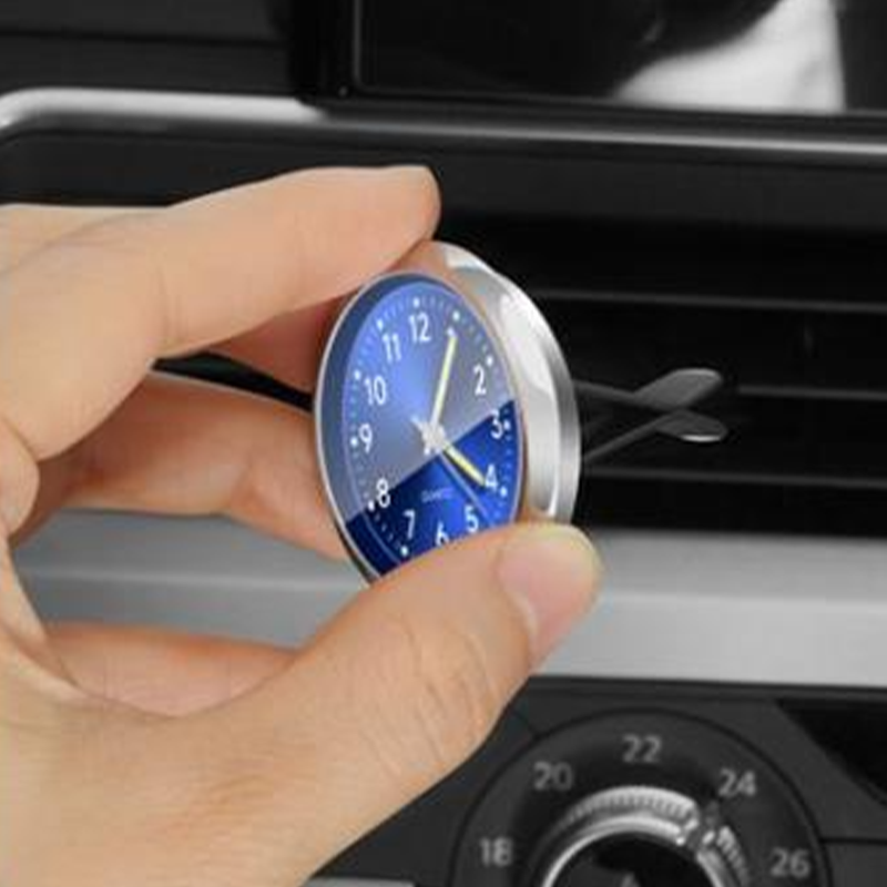 Mini Dashboard Clock 1.6 in Metal Set of 3