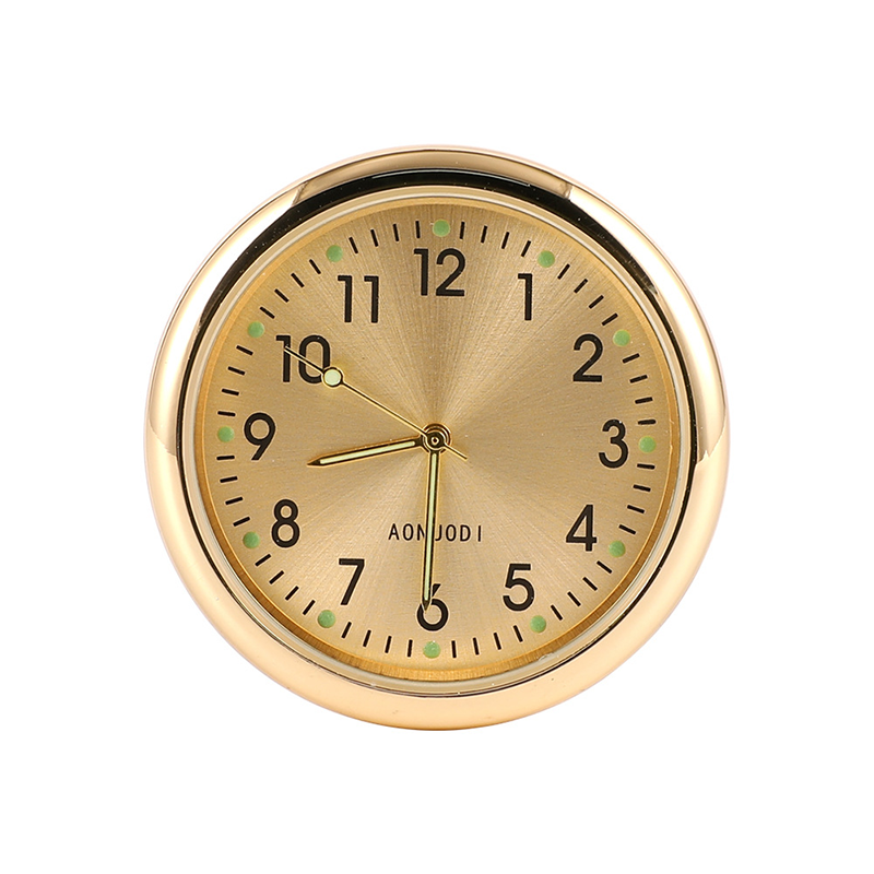 Mini Dashboard Clock 1.6 in Metal Set of 3