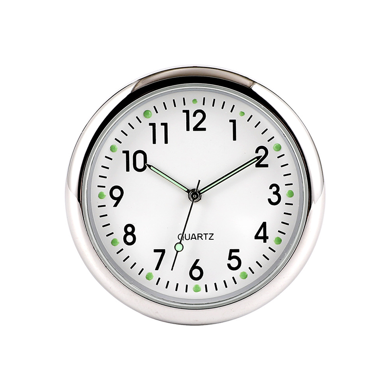 Mini Dashboard Clock 1.6 in Metal Set of 3