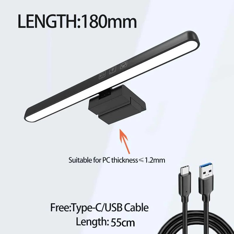 Monitor Light Bar LED Screen Lamp with 3 Color Modes USB Set of 3
