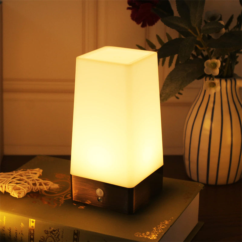 Motion Sensor LED Table Lamp 6.1 Inch Wireless Warm Set of 3