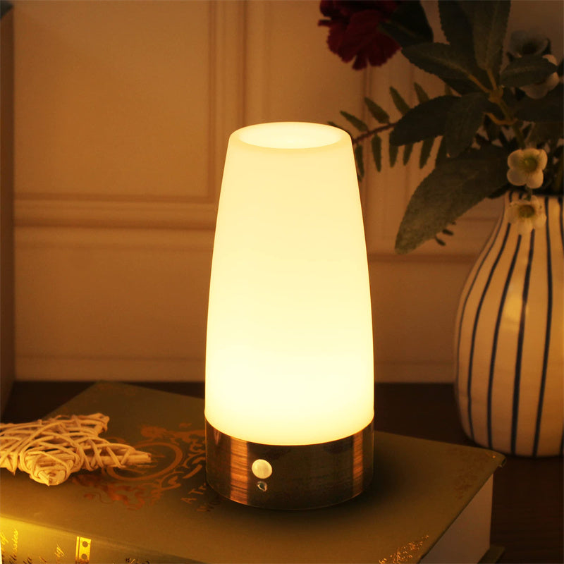 Motion Sensor LED Table Lamp 6.1 Inch Wireless Warm Set of 3