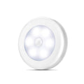 Motion Sensor Night Light Round 3.1 Inch Stick On Set of 2