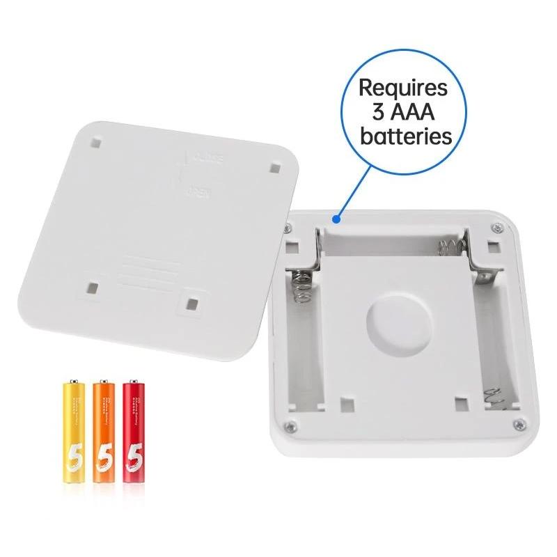 Motion Sensor Night Light Square 3.1 Inch Stick On Set of 3