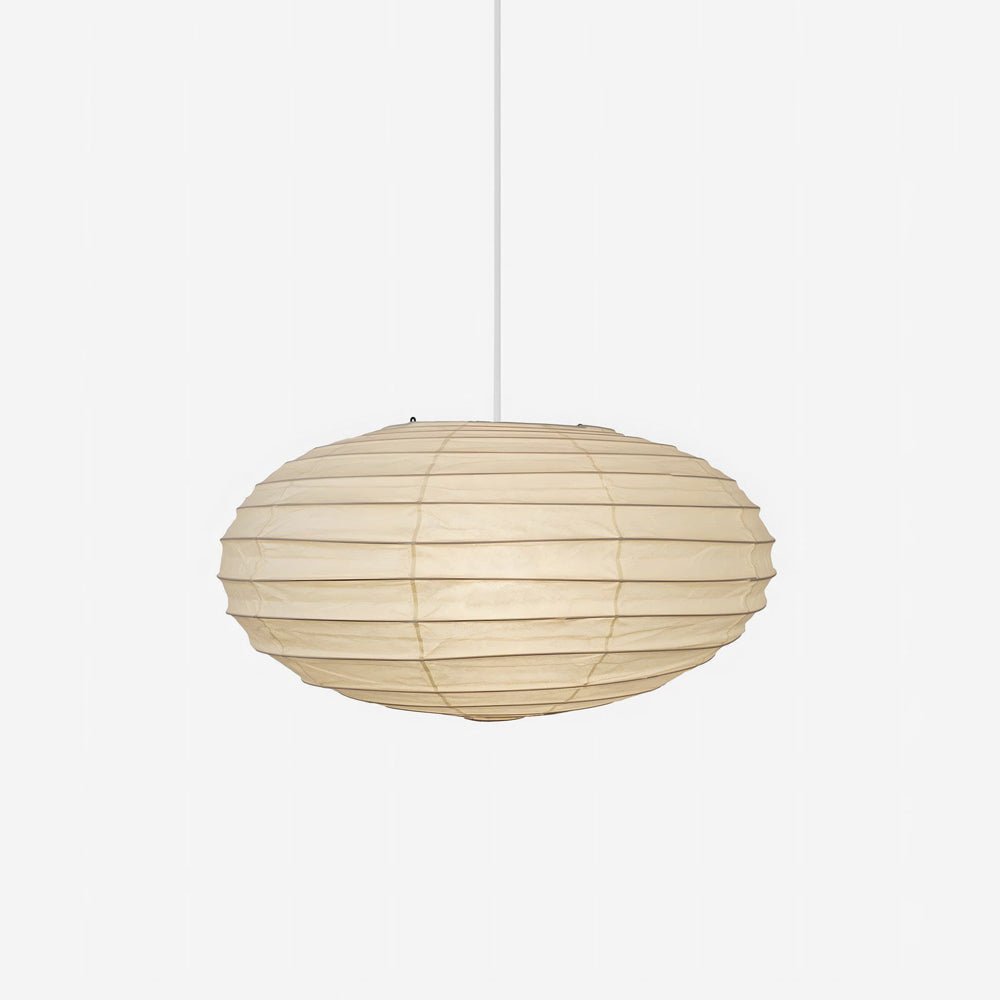 Mulberry Paper Lantern Pendant Light Round White 19.7 in Set of 2