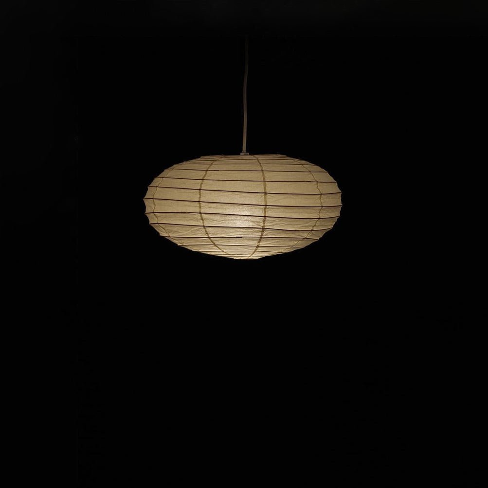 Mulberry Paper Lantern Pendant Light Round White 19.7 in Set of 2